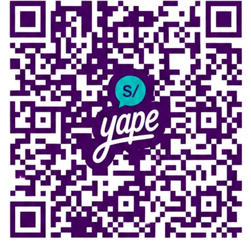 Código QR de Yape para pagar el ticket del sorteo La Real Suerte